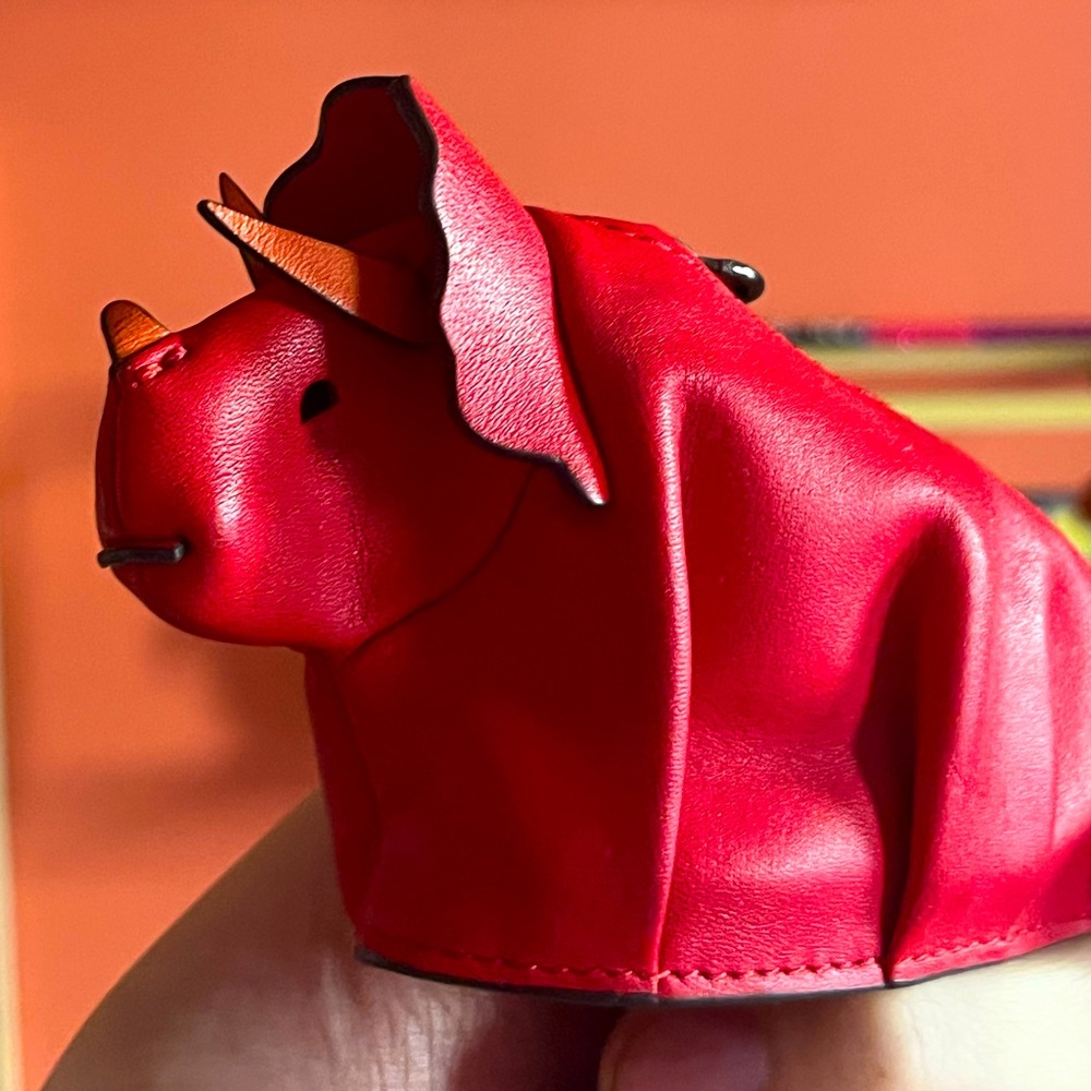 RARE Coach X Colette Red Tricky Coin purse NWOT 55718